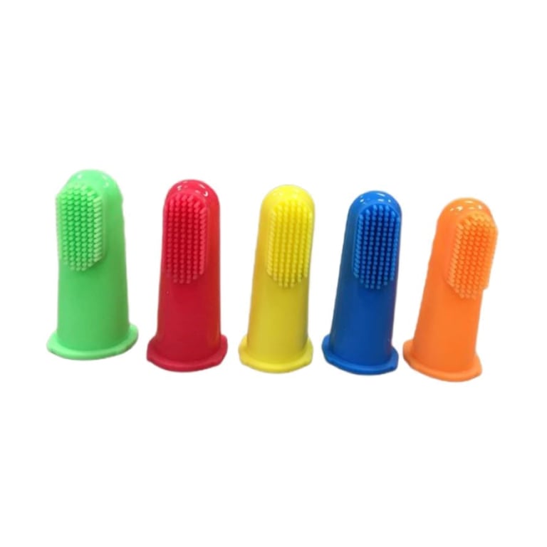 Plak Smacker 10744 Finger Brushes Assorted Colors 15/Pk