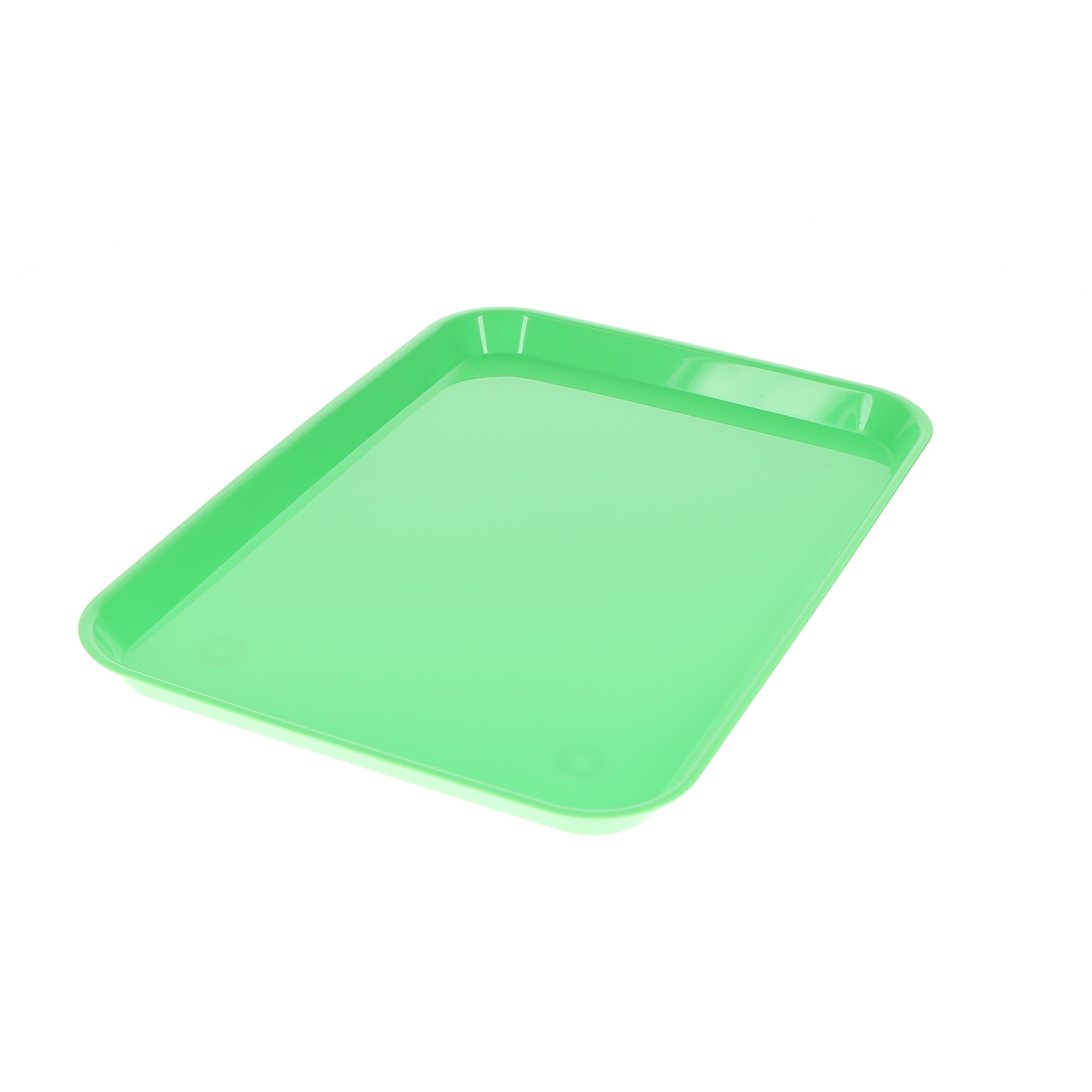 House Brand Dentistry 108138 HSB Set-Up Tray Flat #B Ritter Green Plastic 13-3/8