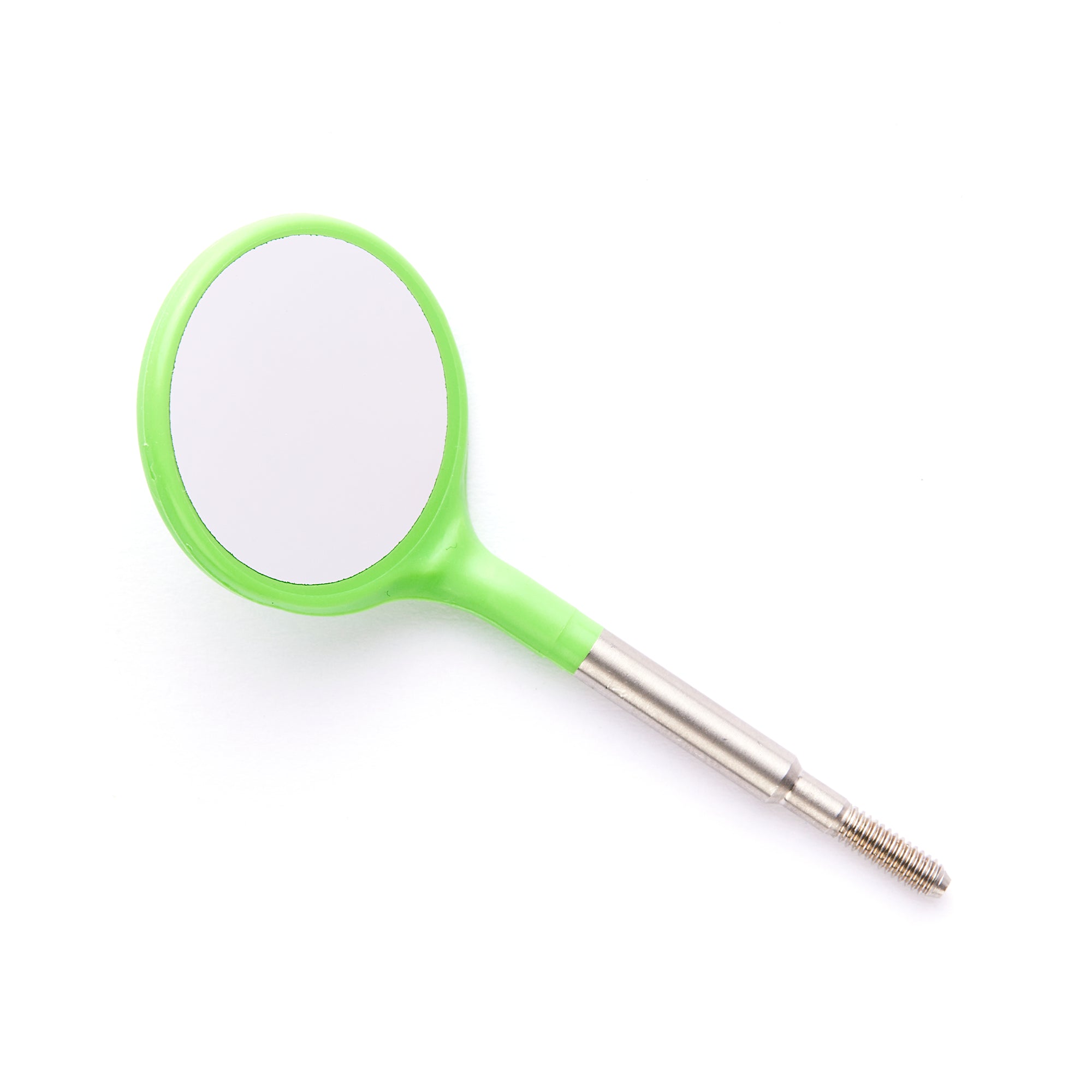 Zirc Dental 50Z372P Crystal Mirrors Cone Socket #5 Neon Green Plastic 12/Pk