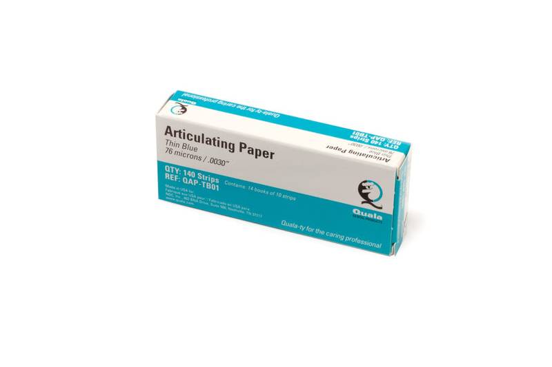 Quala QAPTB01 Articulating Paper Thin Blue 14Bk/Bx