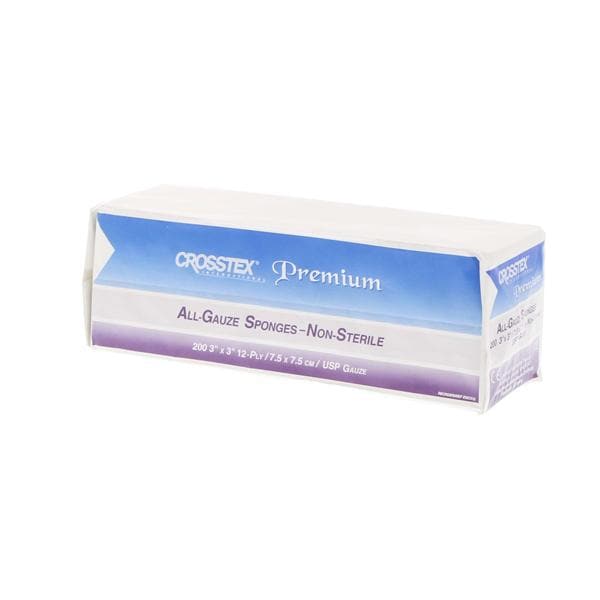 Crosstex ENC312 All-Gauze Sponges Premium Non-Sterile 3