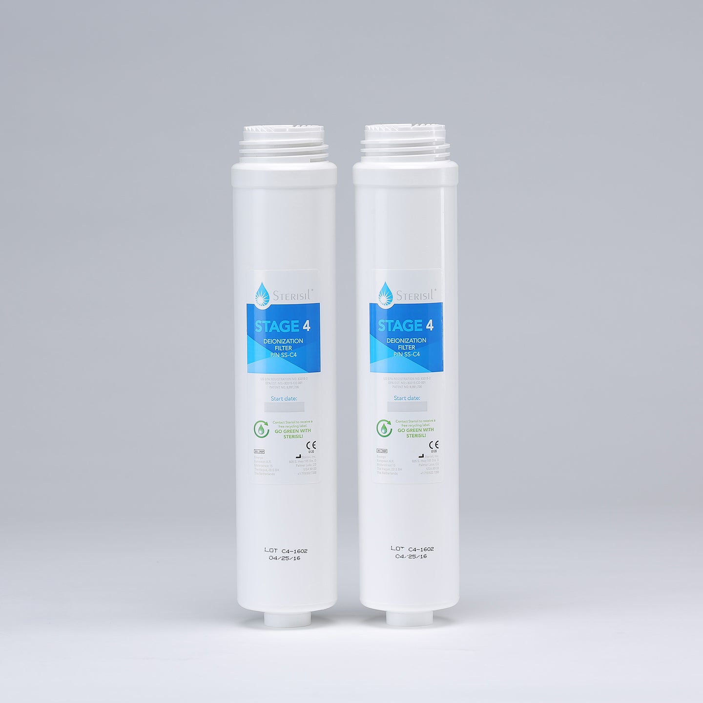 Sterisil G5-DIXL Stage 4 Extended Life Deionization Cartridges 2/Pk