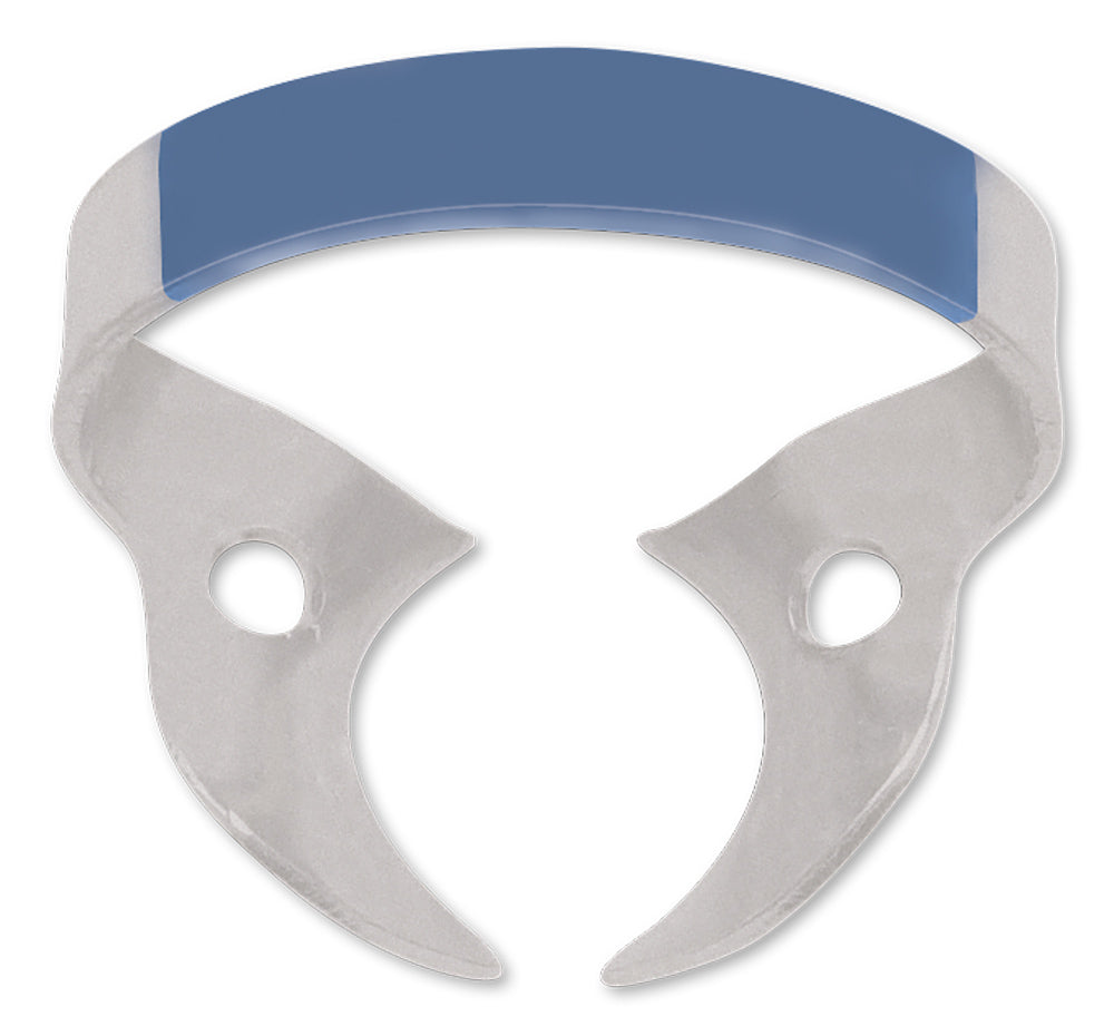 Coltene Whaledent H02802 Hygenic Fiesta Metal Dental Dam Clamp #14A Dark Wingless Blue