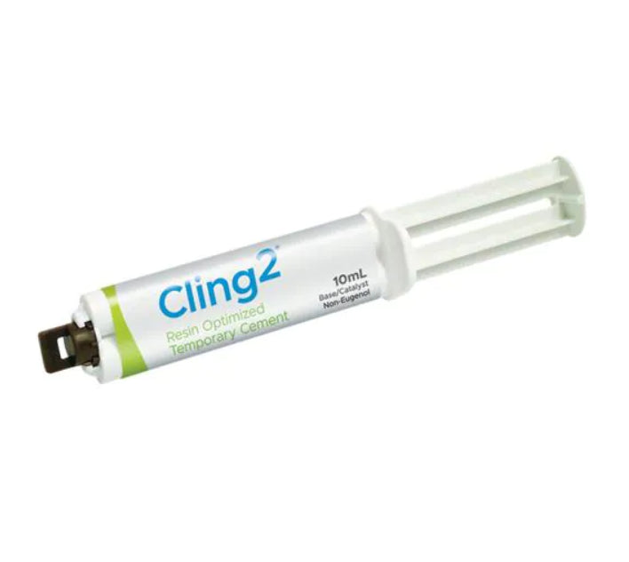 Clinician's Choice 158910 Cling2 Temporary Dental Cement Optimized Resin Syringe 10mL EXP Sep 2026