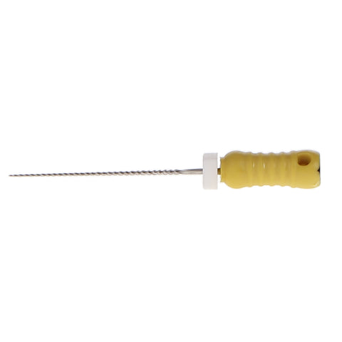 House Brand Dentistry 400105 HSB Endodontic K-Files 21mm #20 Yellow Stainless Steel 6/Pk