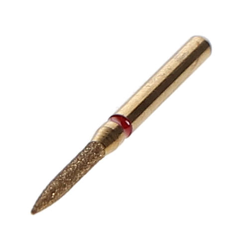 House Brand Dentistry 401948 HSB FG 862-012F Precision Zirconia Flame Fine Grit Diamond Burs 5/Pk