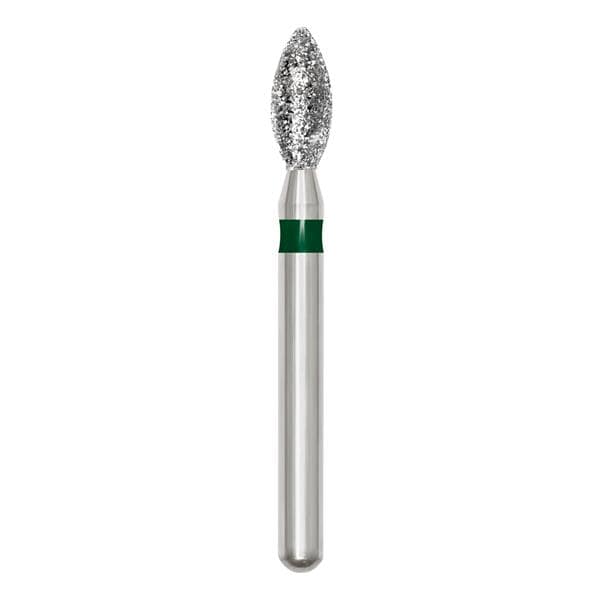 SS White 91093-5 Revelation FG 868-024C Flame Shaped Coarse Grit Diamond Burs 5/Pk