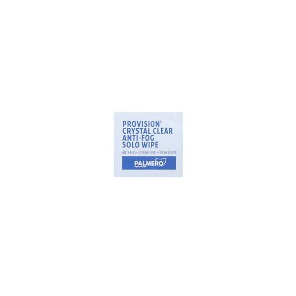 Palmero 3534S ProVision Crystal Clear Optical Cleaning Solo Wipes 100/Box