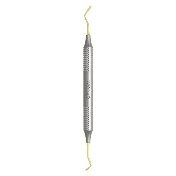 Nordent REPFI23T Double End Composite Placement Instrument TiN Coated Paddle / Acorn #23 DuraLite ROUND