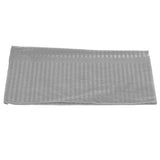 House Brand Dentistry 109238 HSB Dental Patient Bibs 3+1 Ply 13" X 18" Silver Gray 500/Bx