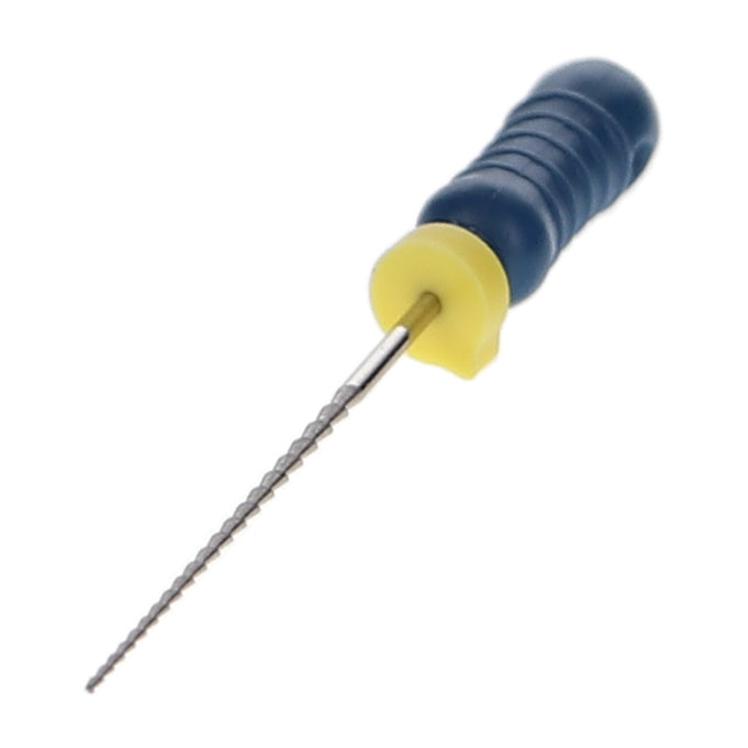 House Brand Dentistry 400472 HSB Hedstrom Endodontic Files Stainless Steel 25mm #30 Blue 6/Pk