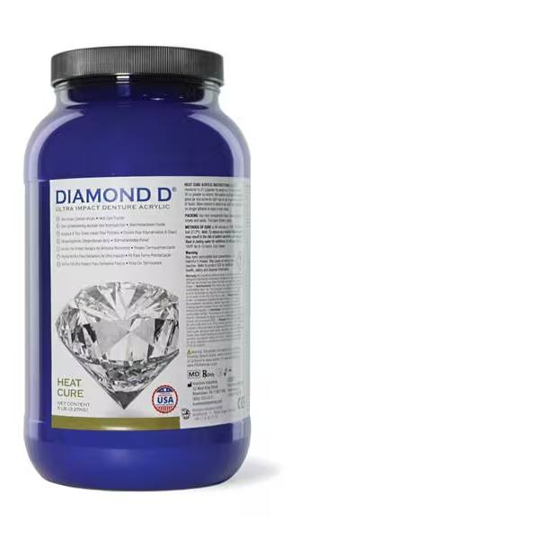 Keystone 1013021 Diamond D Denture Acrylic Heat Cure Original Shade 5Lbs