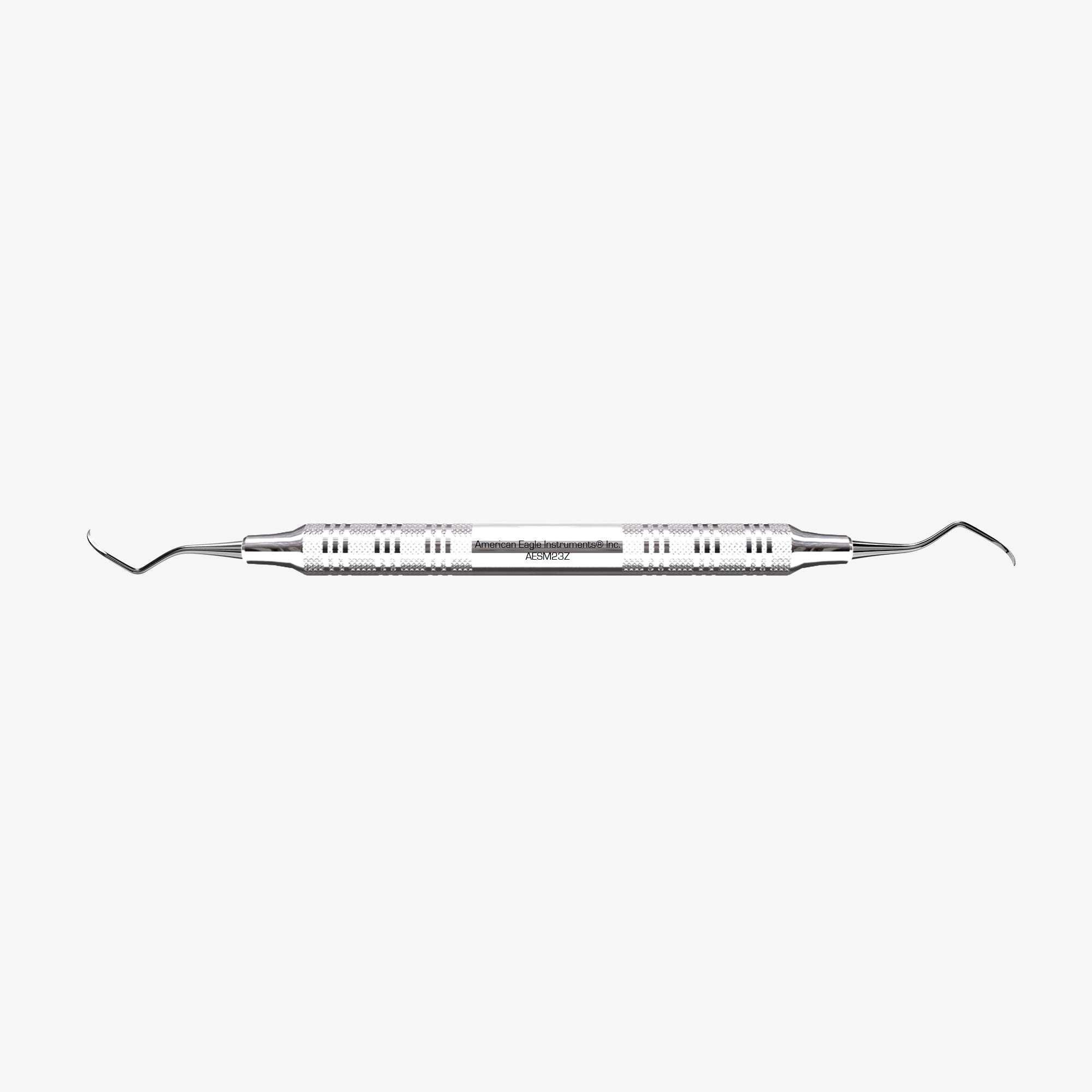 American Eagle Instrument AESM23Z Double End #M23 Dental Scaler With #3/8 Stainless Steel Handle
