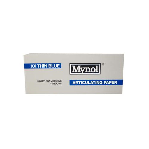 Ada Products 11002 Mynol Dental Articulating Paper XX-Thin Blue Strips 14 Books