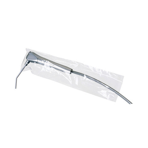 Pac-Dent 100 2.5" x 10" Clear Air/Water Syringe Sleeve with Pre-Cut Opening 500/Bx