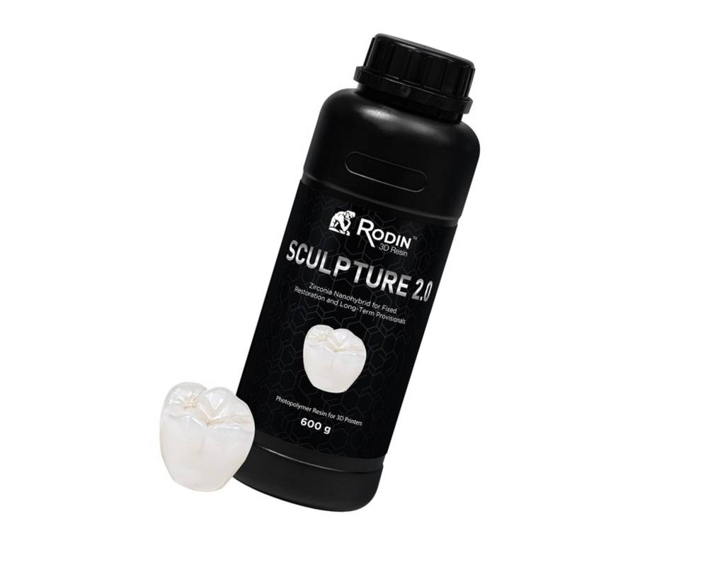 Pac-Dent 23894 Rodin Sculpture 2.0 3D Printing Resin A2 600gm Bottle