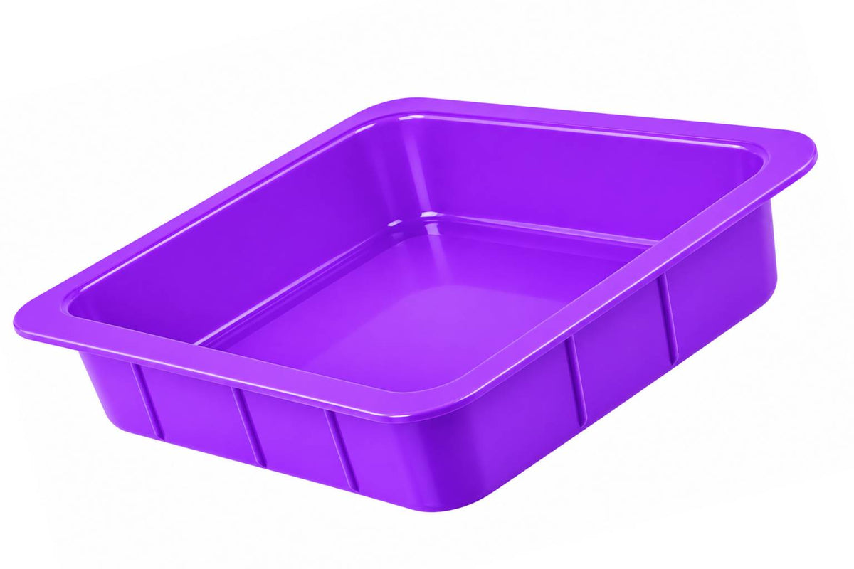 Plasdent 500TBS-10N Dental Operation Tub Neon Purple 9-3/8