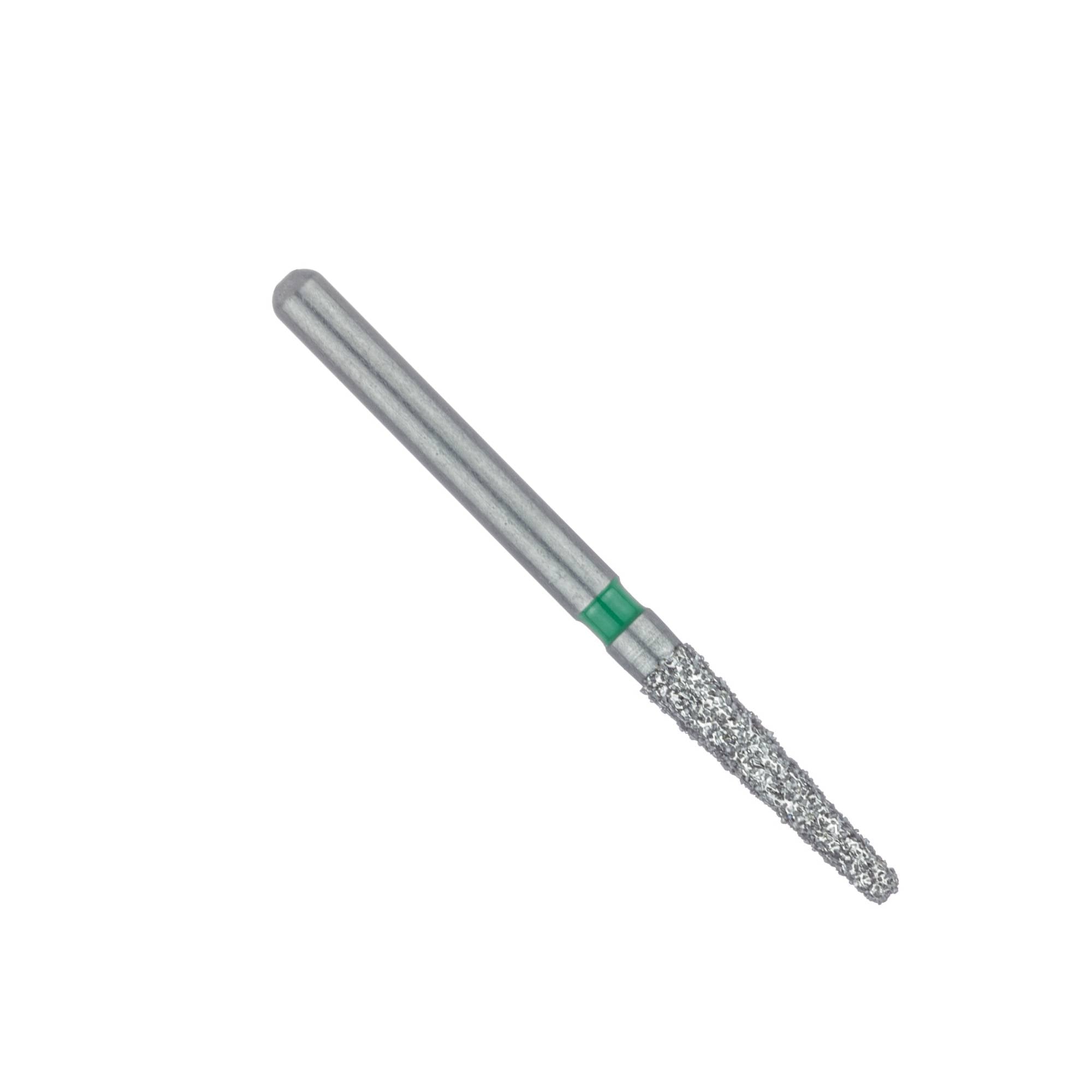 Meisinger 847RG-018-FG FG Long Tapered Round Edge Coarse Grit Diamond Burs 5/Pk