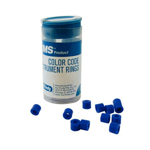 Hu-Friedy IMS-12812 Color Code Dental Instrument Rings Small Ocean Blue 50/Pk