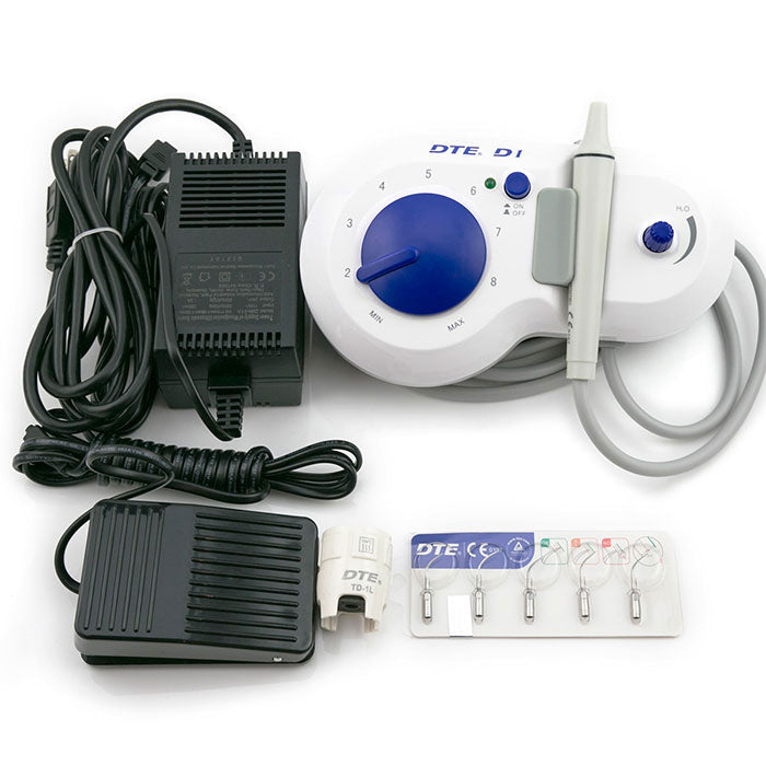 Woodpecker D1-BLUE DTE Ultrasonic Dental Scaler Complete Unit D1 Blue Color