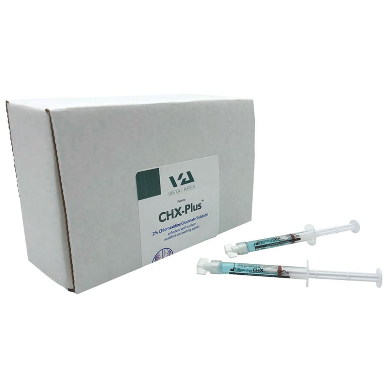 Buy Vista Dental 503930 CHX-Plus 2% CHG Gluconate Endodontic Syringes ...