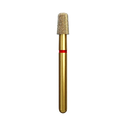 Coltene Whaledent R845RF025FG Alpen #845R.025 Modified Shoulder Cylinder Taper Fine Grit Red Diamond Burs 5/Pk