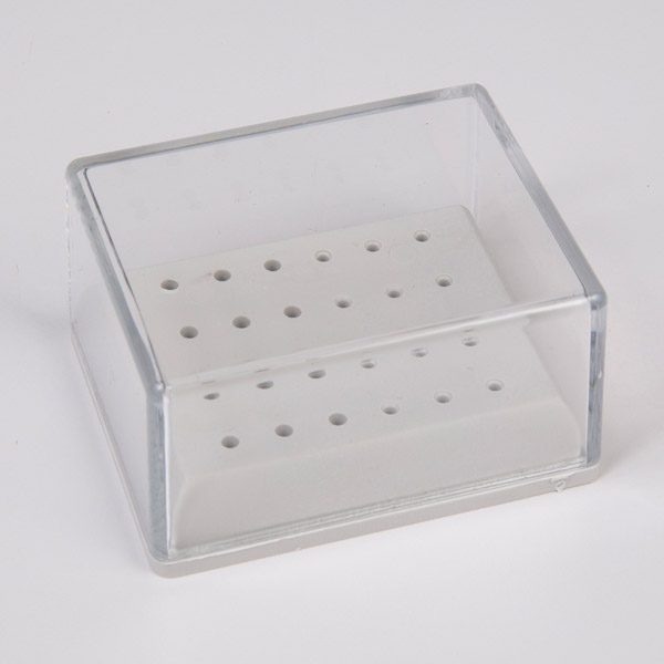 Hager 355244 Bur Block 24 Hole F/G & C/A Holds 1/16' & 3/32' Holes