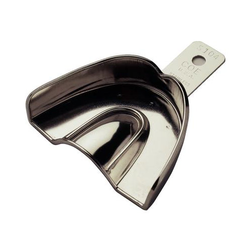 GC 264104 Stainless Steel Solid Impression Tray #S104 Medium Upper