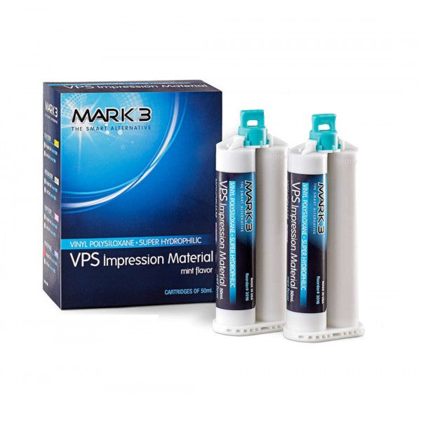 Mark3 3016 VPS Impression Material Monophase Regular Set Cartridges 4/Bx 50mL