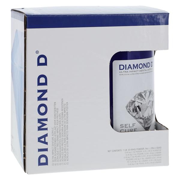 Keystone 1013075 Diamond D Ultra impact Dental Acrylic Powder & Liquid 1 LB