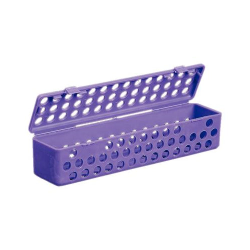 Plasdent 203SCS-10N Instrument Steri Container Snap Lid Neon Purple