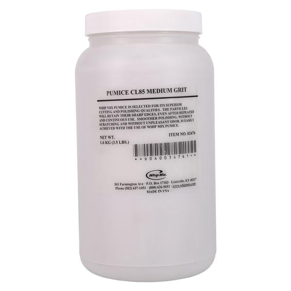 Whip-Mix 03476 Dental Pumice Cl-85 Medium Grit 3.5 Lb Jar