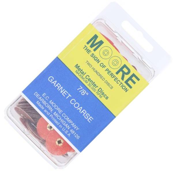 EC Moore BC-78-GCBB Paper Discs Brass Center 7/8
