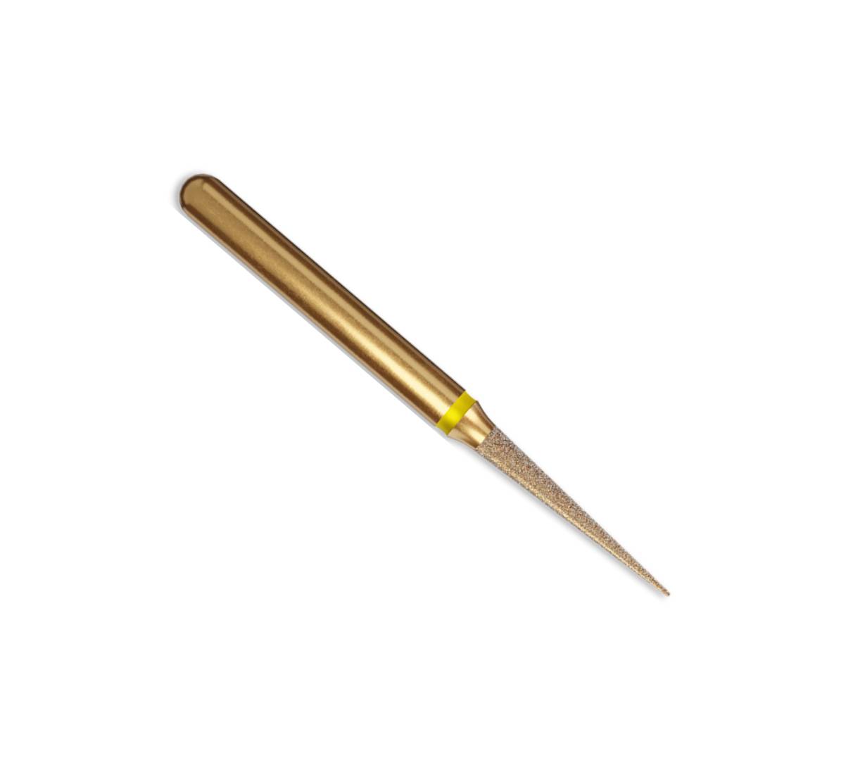 Coltene Whaledent 60032389 Alpen FG Flame #858 1.4mm Extra Fine Yellow Diamond Burs 5/Pk