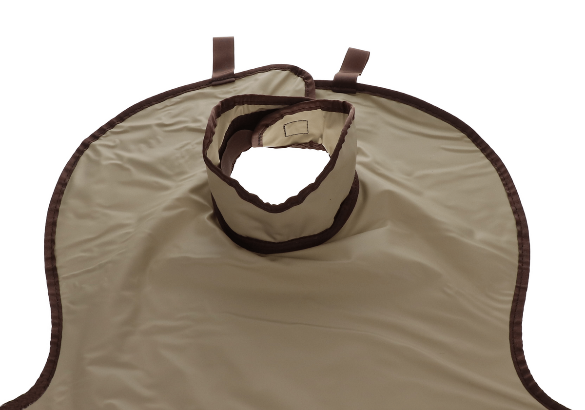 Aira 109404 Lead Dental X-Ray Apron Adult With Collar Beige