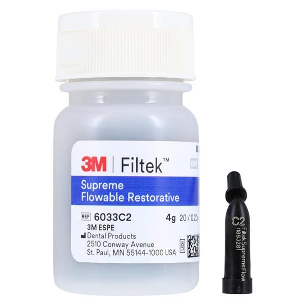 3M Solventum 6033C2 Filtek Supreme Flowable Restorative Capsules C2 20/Pk 0.2gm