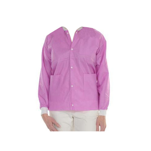 ValuMax 3630LVXS Extra-Safe Jackets Lavender Extra Small SMS Fabric 10/Pk