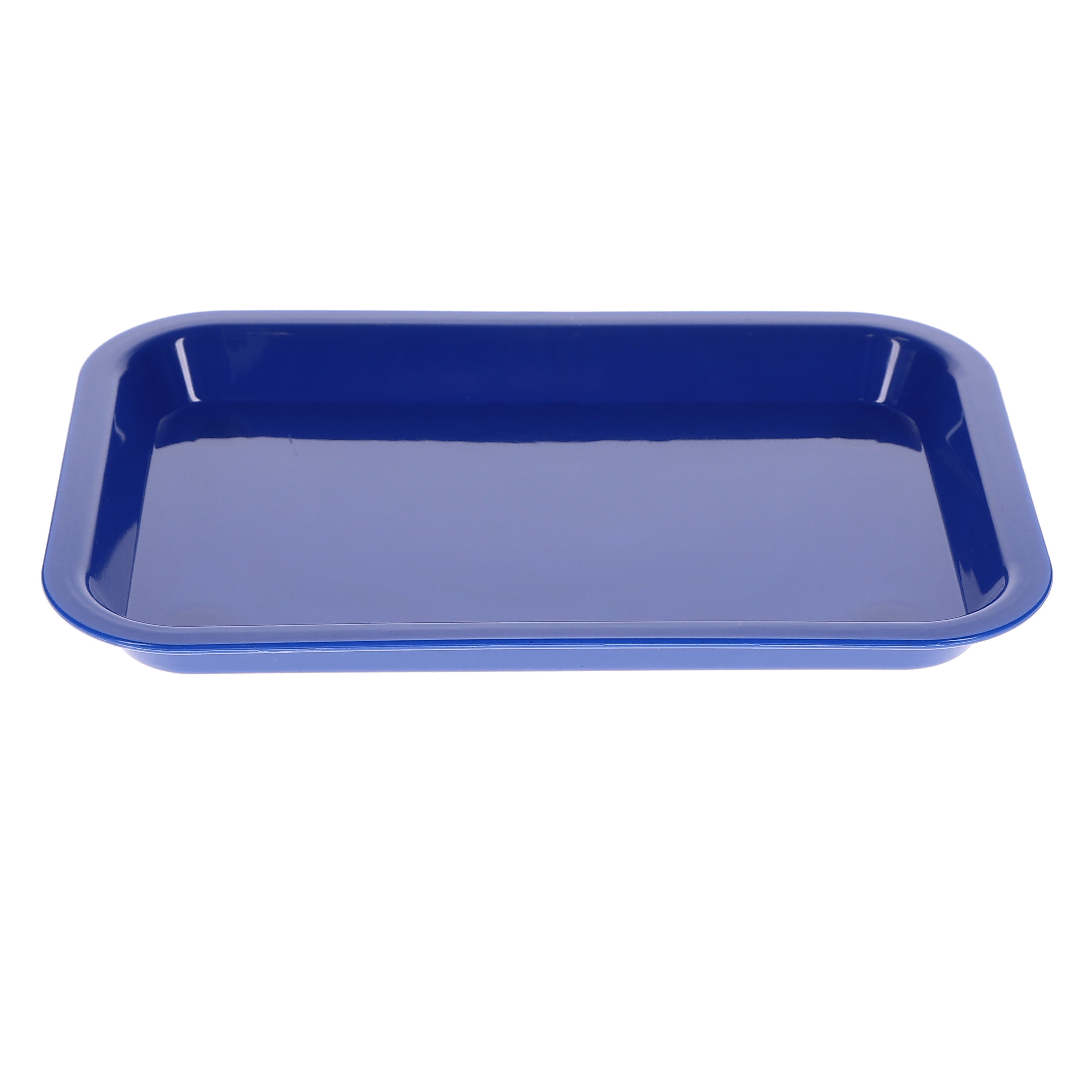 House Brand Dentistry 108155 HSB Set-Up Tray Flat #F Neon Blue Plastic 9-5/8