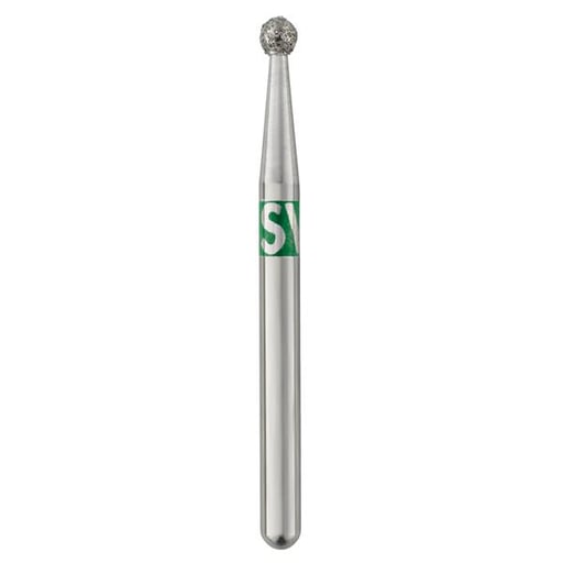 SS White 801-014C Piranha FG 801-014C Round Coarse Grit Diamond Burs 25/Pk