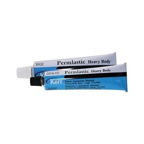 Kerr Dental 60099 Permlastic Polysulfide Impression Material Heavy Body Base & Catalyst EXP Jan 2025