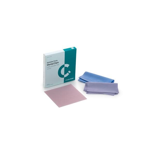 Coltene Whaledent 60034439 HySolate Latex Dental Dam Assorted Medium 127x127 364/Pk EXP Apr 2026