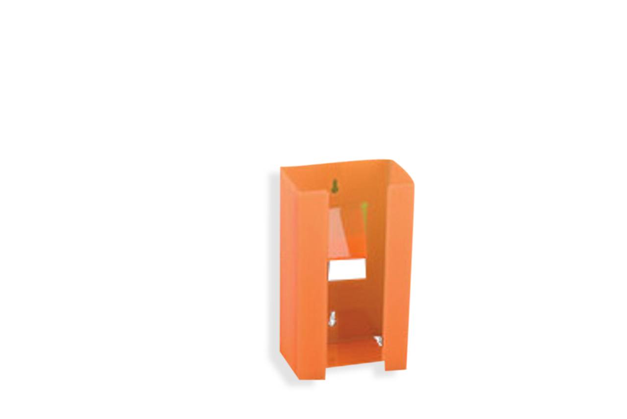 Plasdent 1400-12 Glove Box Holder Dispenser Amber Orange