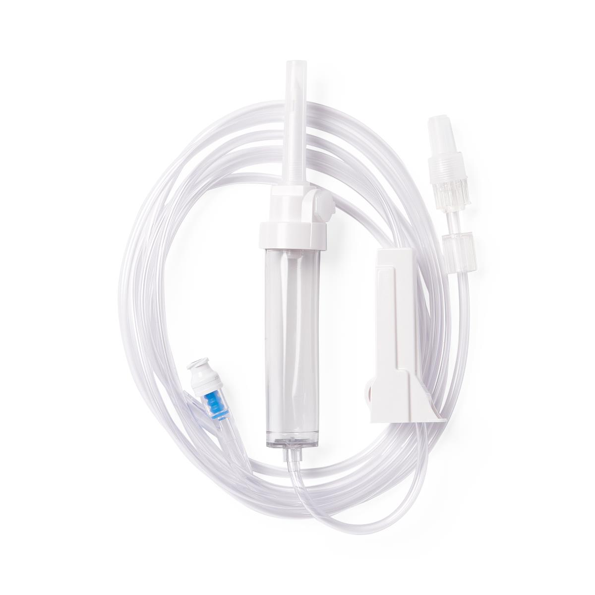 Medline DYNDTN1529 IV Administration Set With 1 Needle Free Port 15 Drop 92