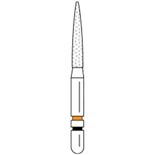 Premier Dental 2015660 Two Striper Ztech Diamond Bur Friction Grip 260.8ZF 5Pk  (replaces PR-2015893)