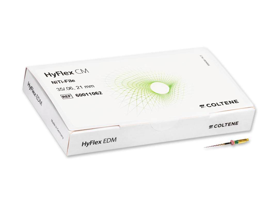 Coltene Whaledent H8210635 HyFlex CM Endodontic NiTi Files 35/.06 21mm 6/Pk