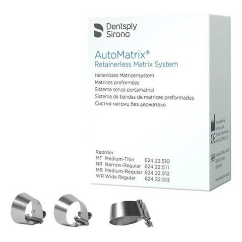 Dentsply 62422513 Automatrix Retainerless Matrix System Bands Wide Regular 72/Pk