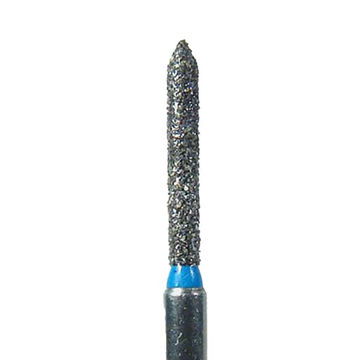 Microcopy 1812.10M NeoDiamond FG #1812.10 Beveled End Cylinder Medium Grit Diamond Burs 25/Pk
