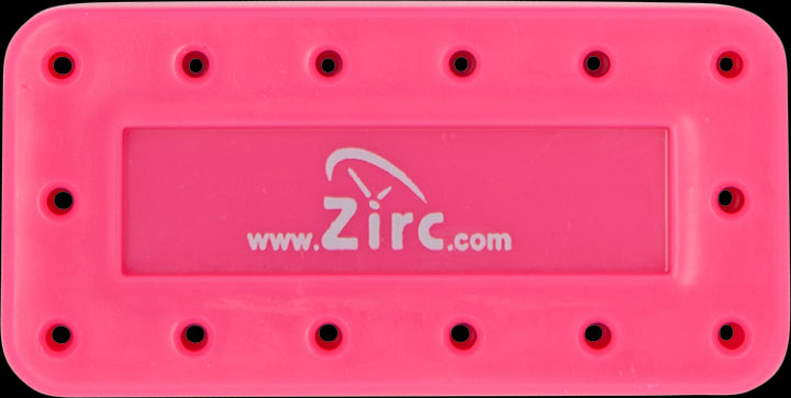 Zirc Dental 50Z403S Magnetic Bur Block 14-Hole Microban Vibrant Pink