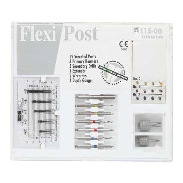 Essential Dental Systems 115-00 Flexi-Post Endodontic Post Intro Kit 0 ...