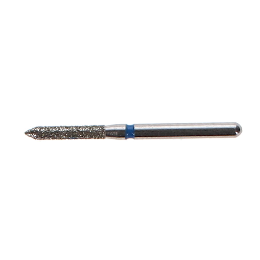 House Brand Dentistry 401908 HSB FG 878-014M Beveled Cylinder Medium Grit Diamond Burs 10/Pk